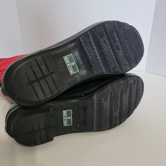 THE Original Muck Red Corduroy Tall Rain Boots - Picture 8 of 8